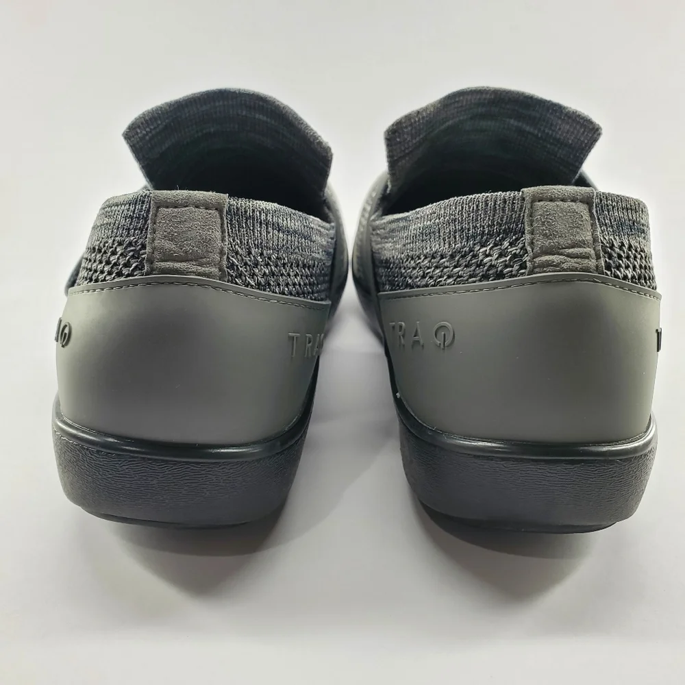 TRAQ‎ by Alegria Qwik Smokey Waves Womens Gray Shoes Size 8 EU 39